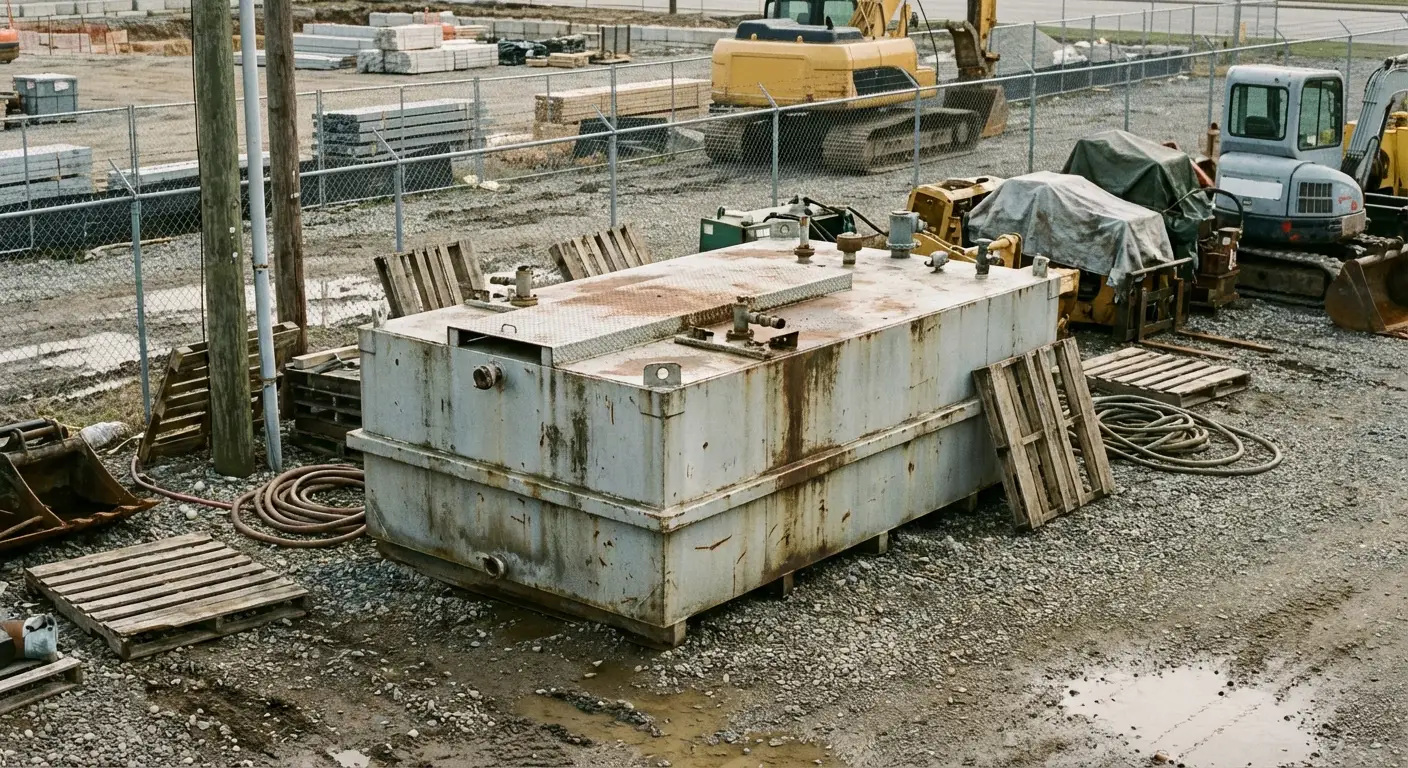 Double-wall generator fuel tank system with spill containment in Walnut Creek, CA
