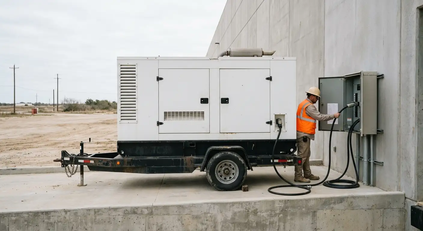 Industrial Generator Rental in Walnut Creek Inland Port