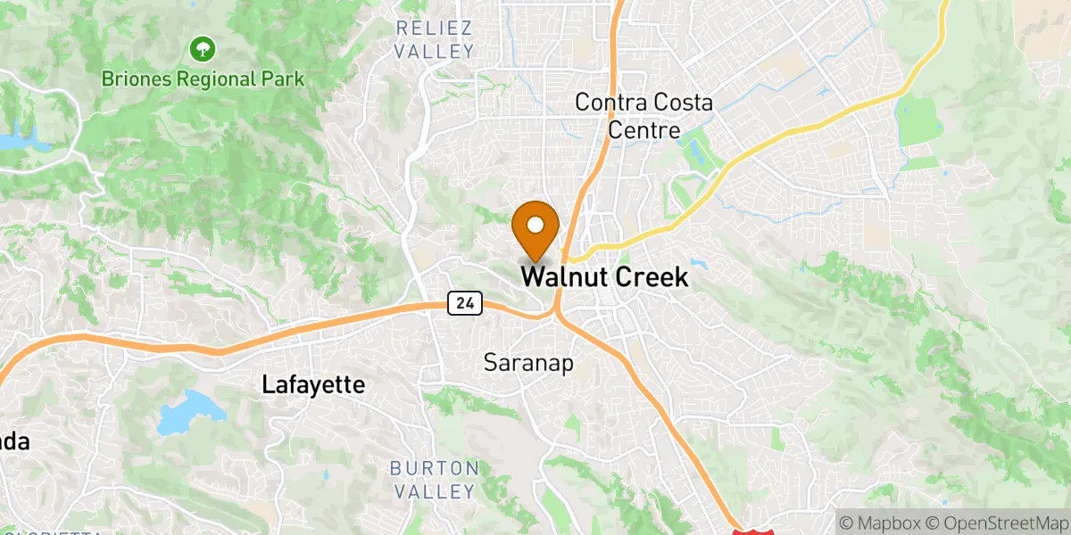  neighborhood map in Walnut Creek, CA