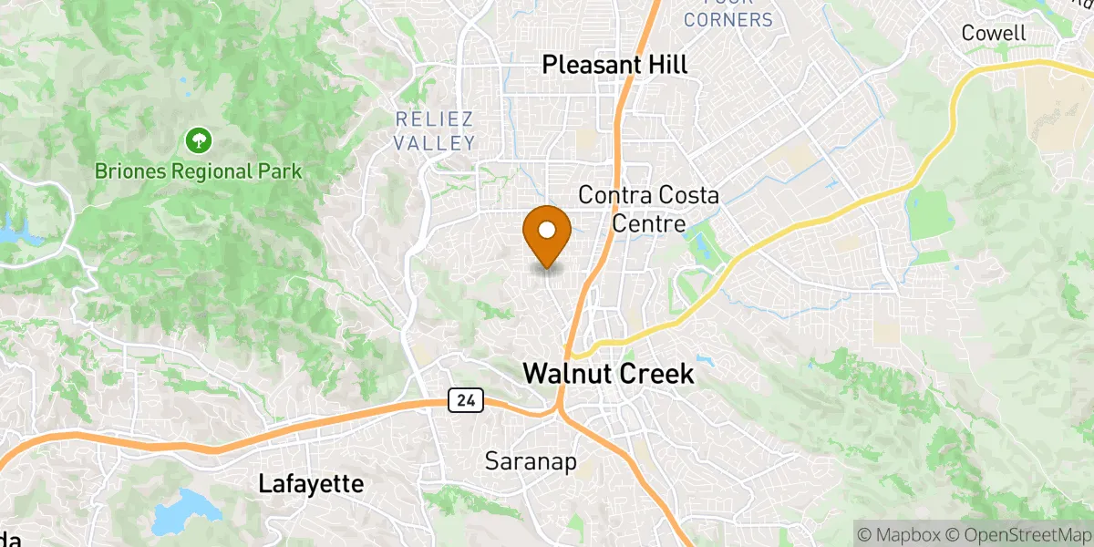  neighborhood map in Walnut Creek, CA