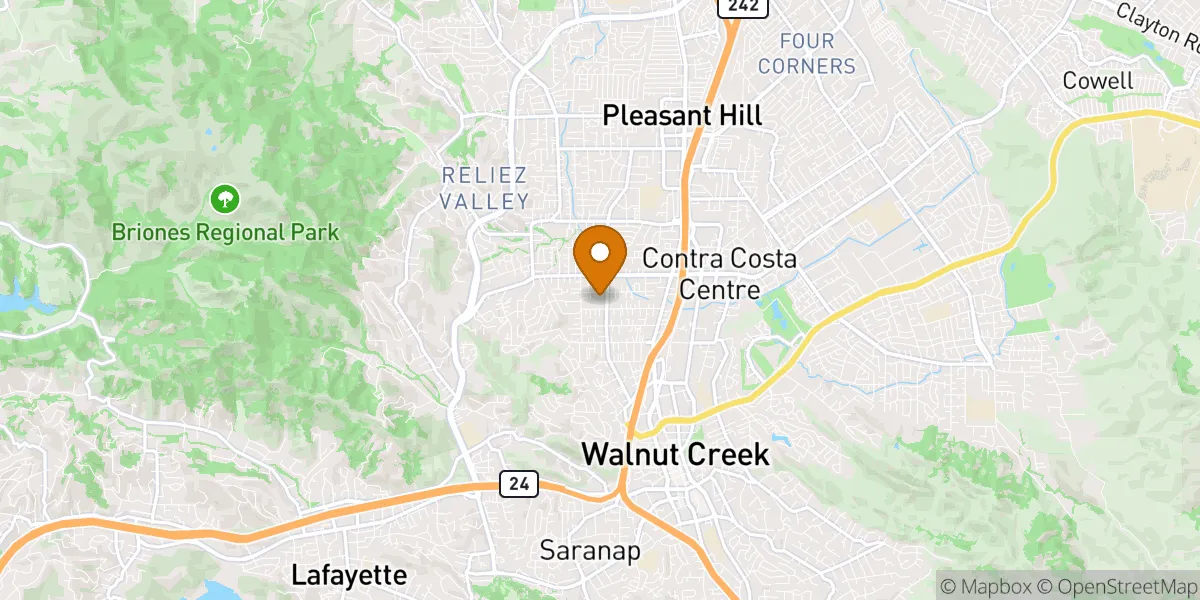  neighborhood map in Walnut Creek, CA