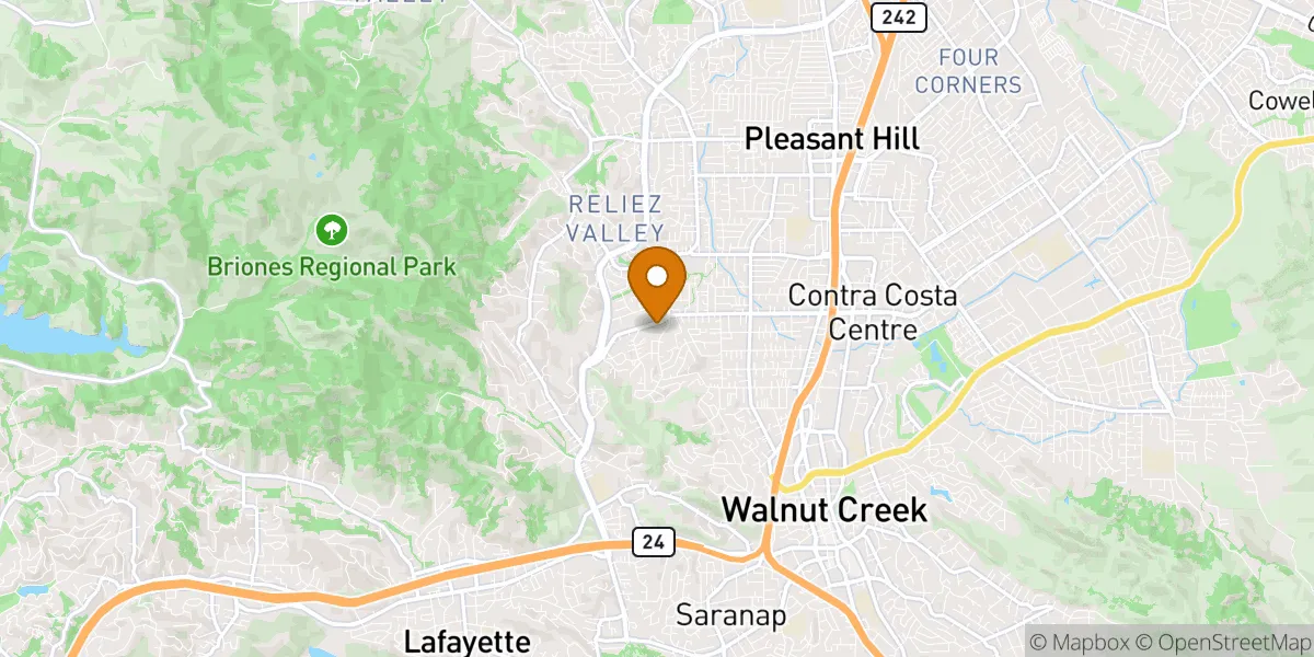  neighborhood map in Walnut Creek, CA