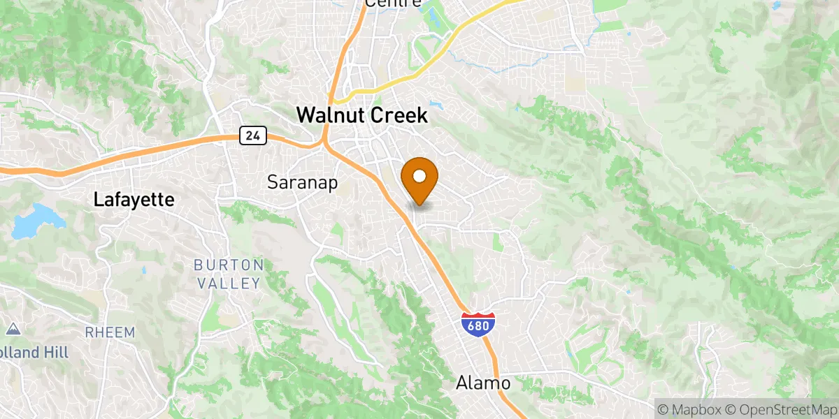  neighborhood map in Walnut Creek, CA