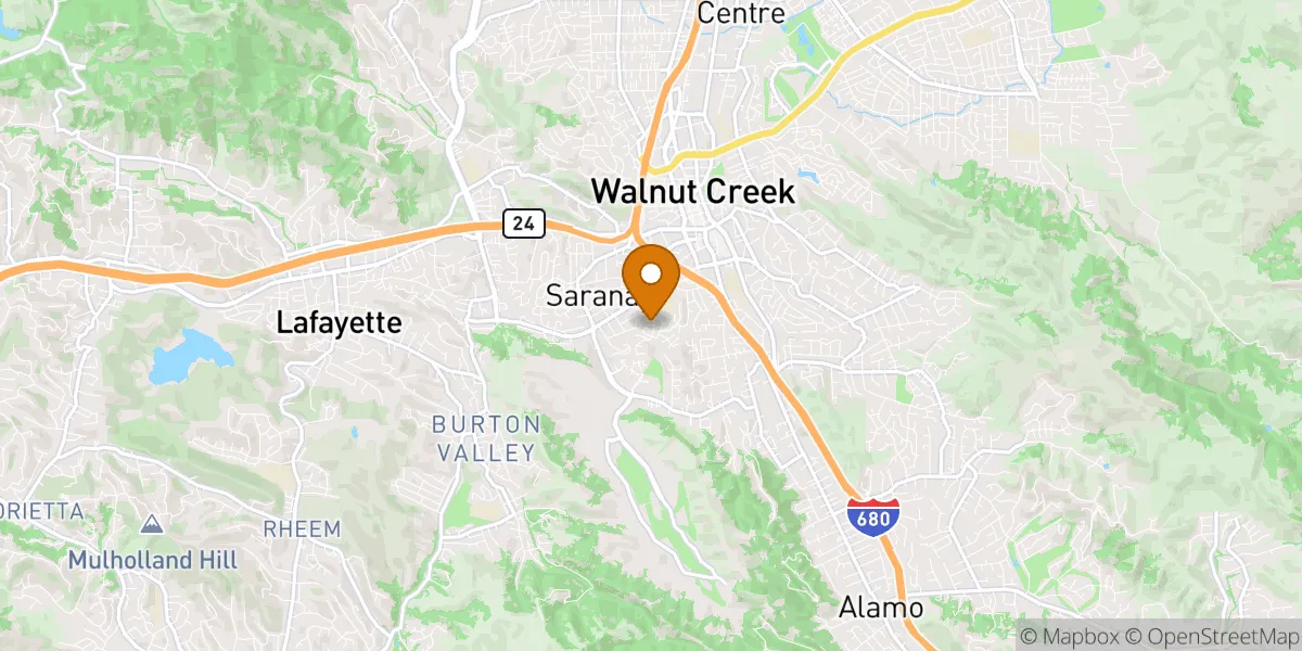  neighborhood map in Walnut Creek, CA