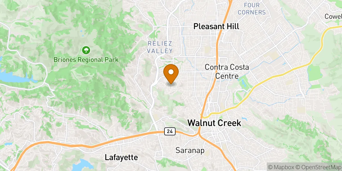  neighborhood map in Walnut Creek, CA