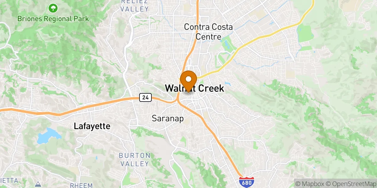 Lakewood neighborhood map in Walnut Creek, CA