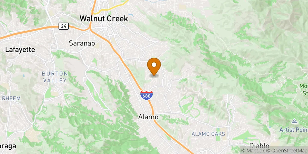  neighborhood map in Walnut Creek, CA