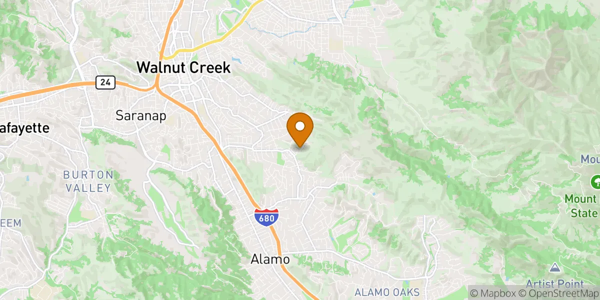  neighborhood map in Walnut Creek, CA